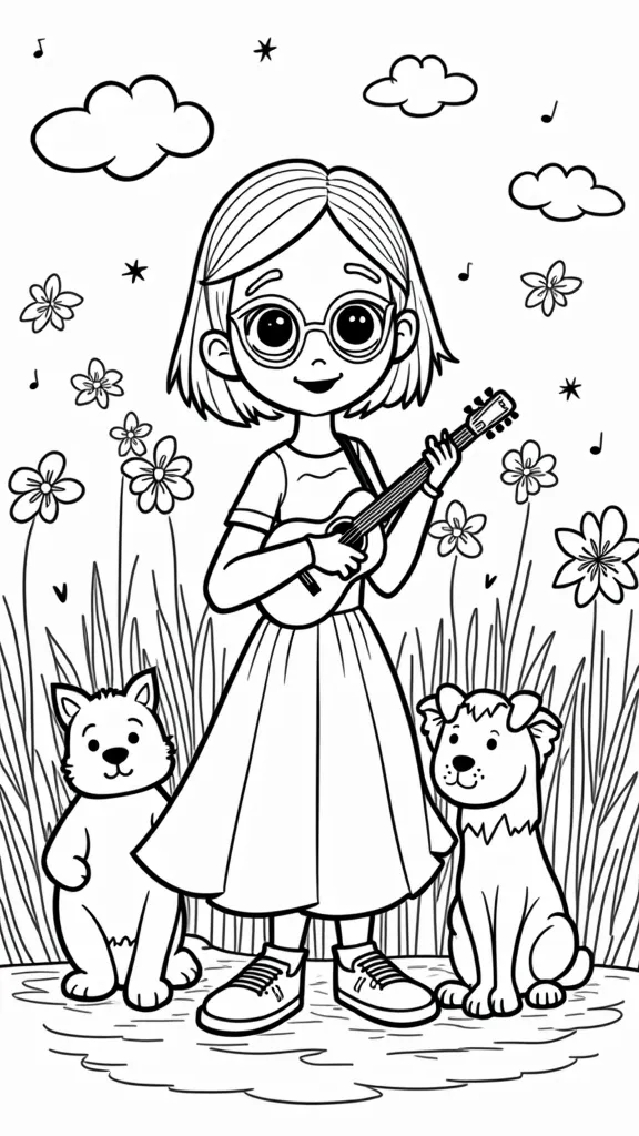 miss rachel coloring page